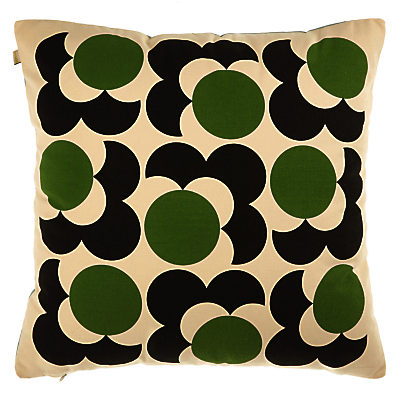 Orla Kiely Bigspot Flower Reversible Cushion Grass Orla Kiely Bigspot Flower Reversible Cushion Grass